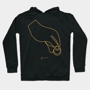 Monoline Hand (Give) Hoodie